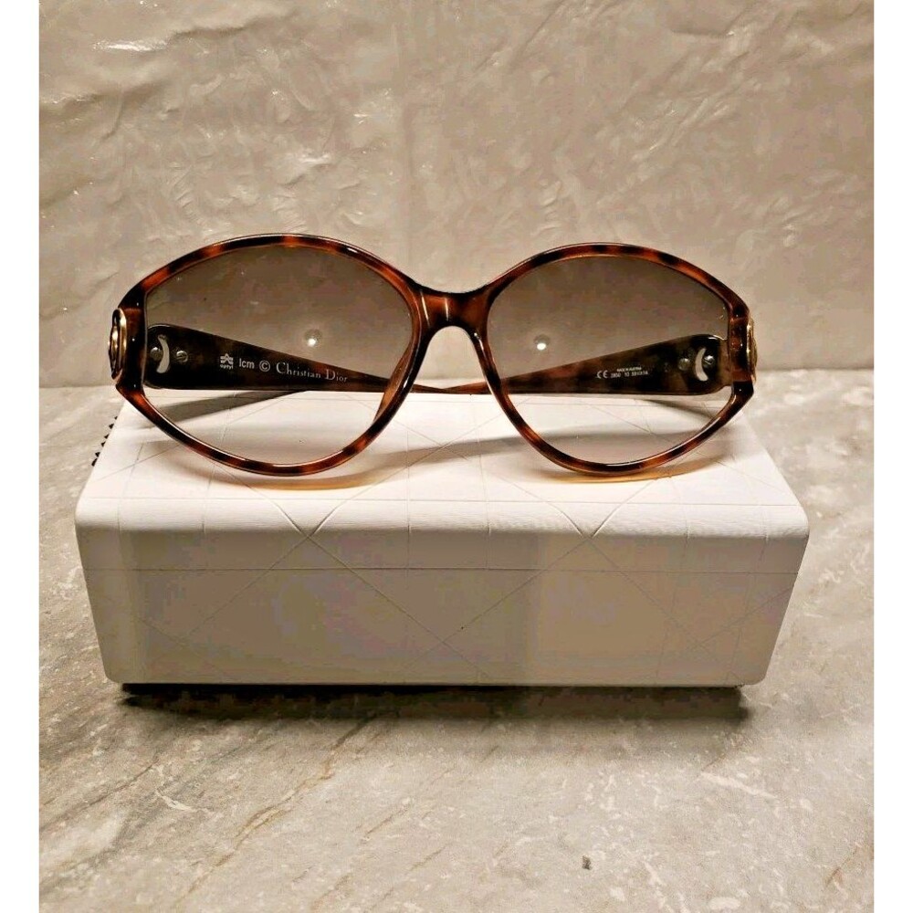Christian Dior 2850 10 Brown Tortoise Sunglasses Frames 59-14 Austria Designer